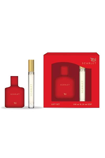 Rebul Scarlet Edt 100 ml Kadn Parfm + 20 ml Kalem Parfm Seti