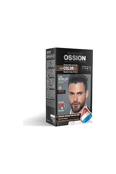 MORFOSE OSSION PR.BARBER ERKEK SA JEL BOYA KOYU MOKKA NO:2 KIT 40 ML