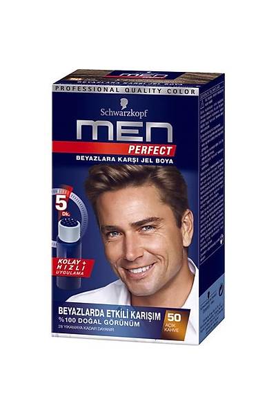 Schwarzkopf Men Perfect Jel Sa Boyas 50 Ak Kahve