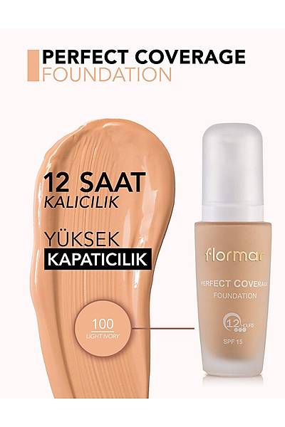 Perfect Coverage Foundation Light Ivory Fondten 100