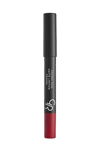 Golden Rose Matte Lipstick Crayon-23 Red Dose-Mat Kalem Ruj