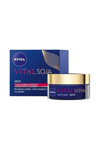 Nivea Vital Soya Yalanma Kart Gece Bakm Kremi