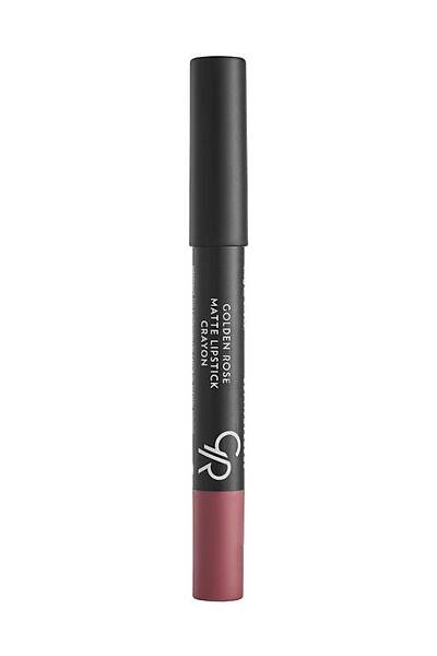 Golden Rose Matte Lipstick Crayon-10 Lilac-Mat Kalem Ruj