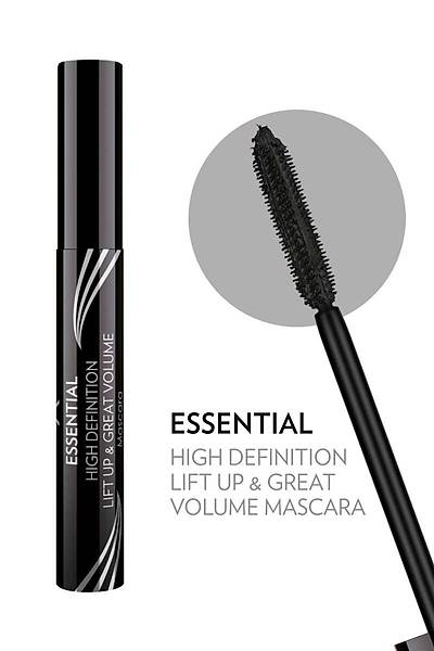 Golden Rose Essential High Definition&Liftup&Great Volume Mascara-Black-Hacim Veren Maskara