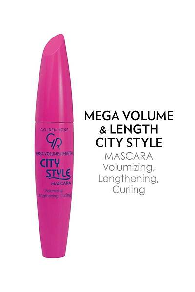 Golden Rose City Style Mascara-Black-Hacim Veren Maskara