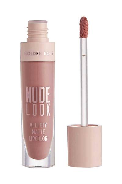 Golden Rose Nude Look Velvety Matte Lipcolor-03 Rosy Nude-Likit Mat Ruj