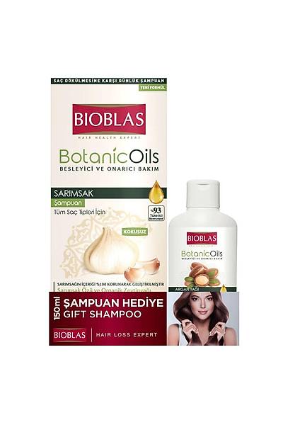 Bioblas Botanic Oils Sarmsakl ampuan 360ml+Argan ampuan 150ml