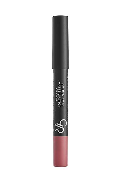 Golden Rose Matte Lipstick Crayon-12 Soft Pink-Mat Kalem Ruj