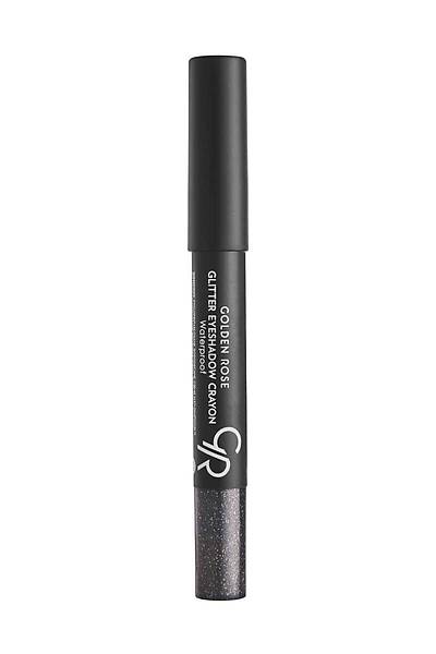 Golden Rose Glitter Eyeshadow Crayon Waterproof-55 Midnight Black-Iltl Kalem Far