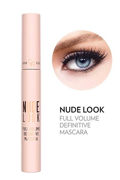 Golden Rose Nude Look Full Volume Definitive Mascara-Black-Hacim Veren Maskara