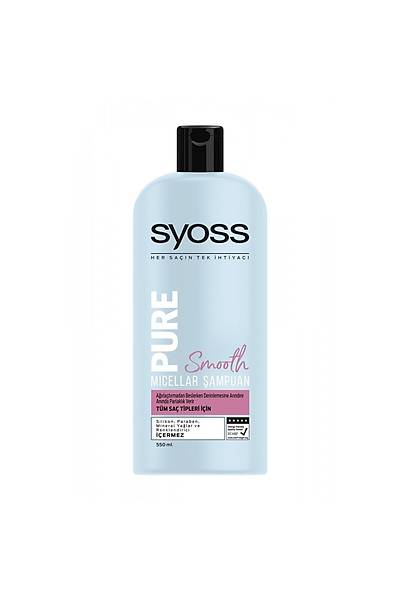 Syoss Pure Smooth Micellar ampuan 550 ml