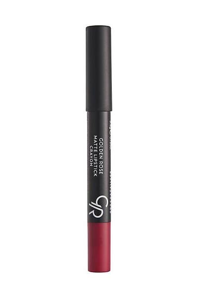 Golden Rose Matte Lipstick Crayon-07 Crimson-Mat Kalem Ruj