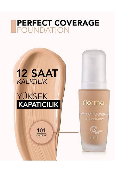 Perfect Coverage Foundation Pastelle Fondten 101