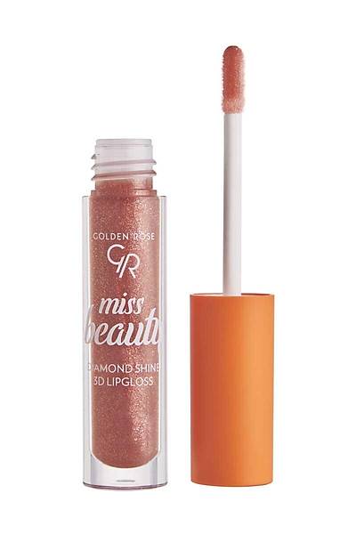 Golden Rose Miss Beauty Glow Shine 3D Lipgloss-01 Nude Chic-Youn Dudak Parlatcs