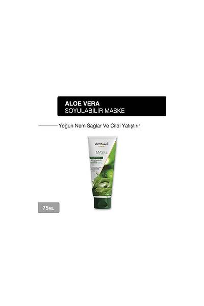 DERMOKL Aloe Vera Soyulabilir Yz Maskesi 75 ml