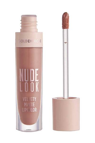 Golden Rose Nude Look Velvety Matte Lipcolor-01 Just Nude-Likit Mat Ruj