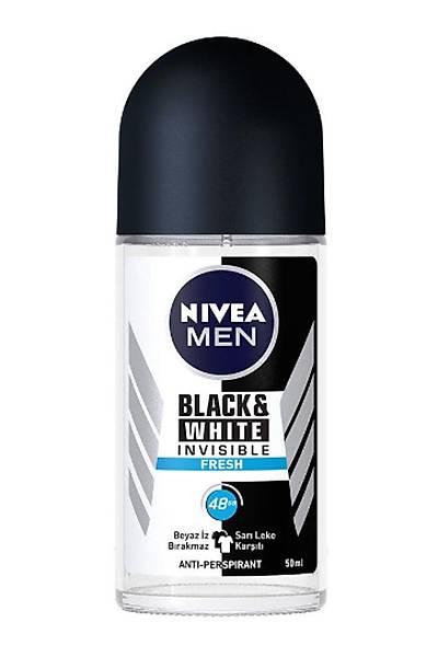 Nivea Invisible Black & White Fres Roll-on Erkek 50 Ml