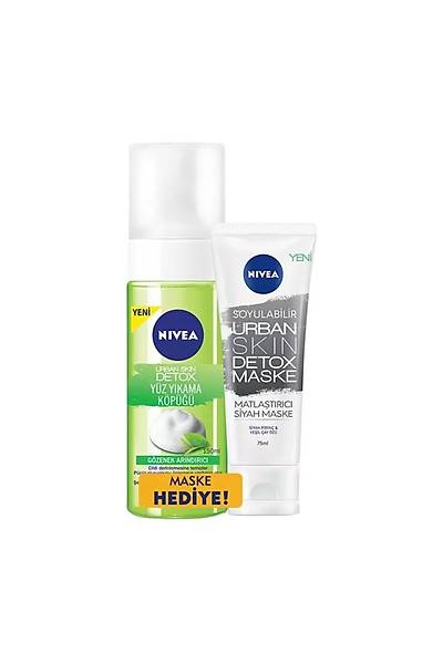 Nivea Urban Skin Detox Yz Ykama Kp 150ml + Detox Maske Set