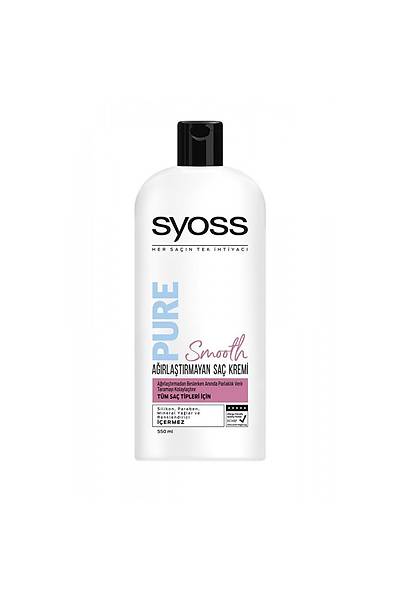 Syoss Pure Smooth Arlatrmayan Sa Kremi 550 ml