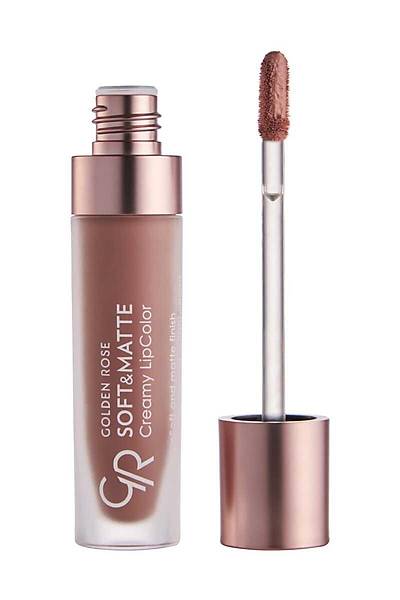 Golden Rose Soft&Matte Creamy Lipcolor-102 Rosy Brown-Likit Mat Ruj