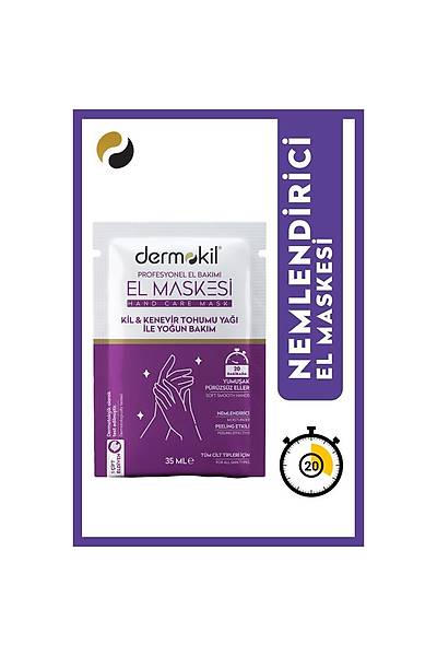 DERMOKL Kil ve Kenevir Yal Peeling Etkili El Maskesi 35 ml