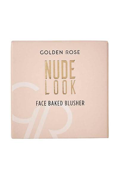 Golden Rose Nude Look Face Baked Blusher-Peachy Nude-peksi Allk