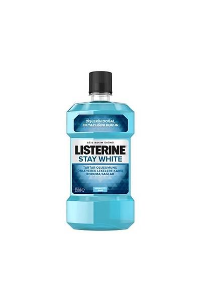 LISTERINE Stay White Serinletici Nane Az Bakm Suyu 250 ML