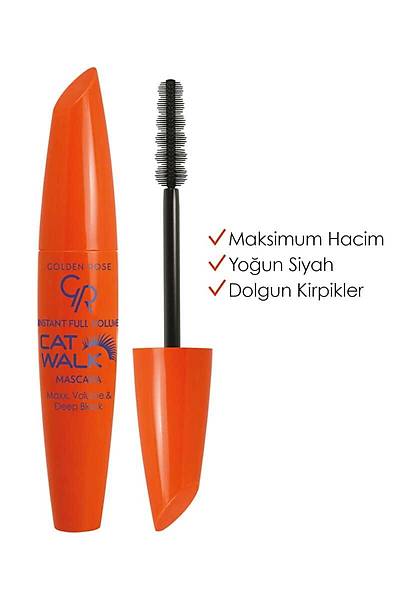 Golden Rose Cat Walk Mascara-Black-Hacim Veren Maskara