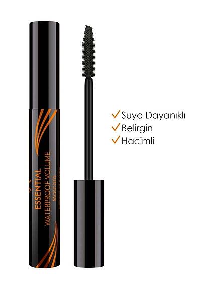 Golden Rose Essential Waterproof Mascara-05 Black-Suya Dayankl Maskara