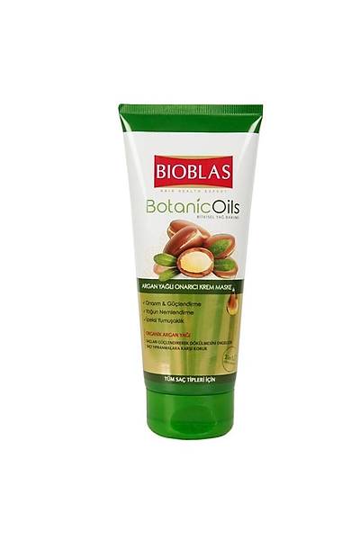 Bioblas Botanic Oils Argan Yal Glendirici Krem Maske 200 ml