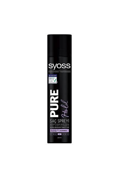 Syoss Pure Hold 48 Saate Kadar Gl Tutu 3 Sa Spreyi 300ml