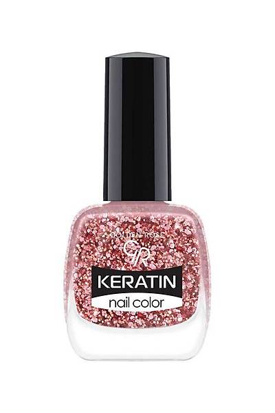 Golden Rose Keratin Nail Color Glitter-408-Iltl Oje