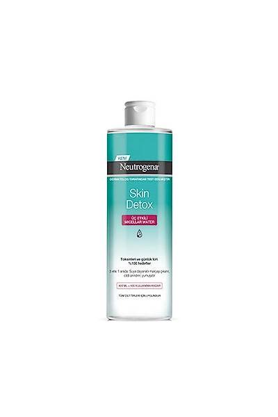 Neutrogena Skin Detox  Etkili Micellar Water Majyaj Temizleme Suyu 400 ML