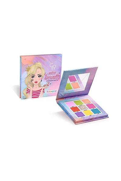 Golden Rose Miss Beauty Eyeshadow Palette-01 Colorpop-Far Paleti