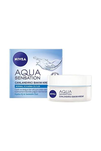 Nivea Aqua Sensaton Canlandrc Bakm Kremi 50 Ml