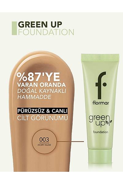 GREEN UP FOUNDATION 003 IVORY NUDE