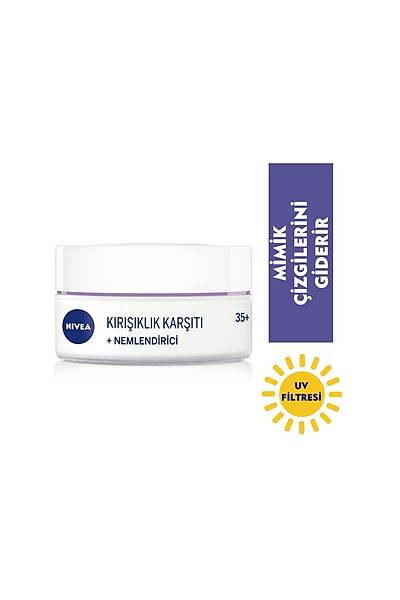 Nivea Krklk Kart + Nemlendirici 35+ Yaa zel Yz Bakm Kremi 50ml