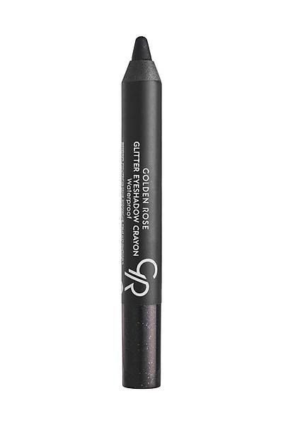 Golden Rose Glitter Eyeshadow Crayon Waterproof-51 Shiny Black-Iltl Kalem Far