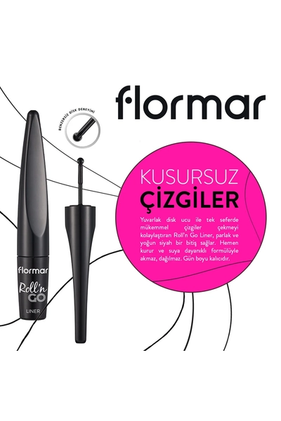 Flormar - Eyeliner Ve Dipliner - Roll'n Go Liner 001 Rolln Go Liner