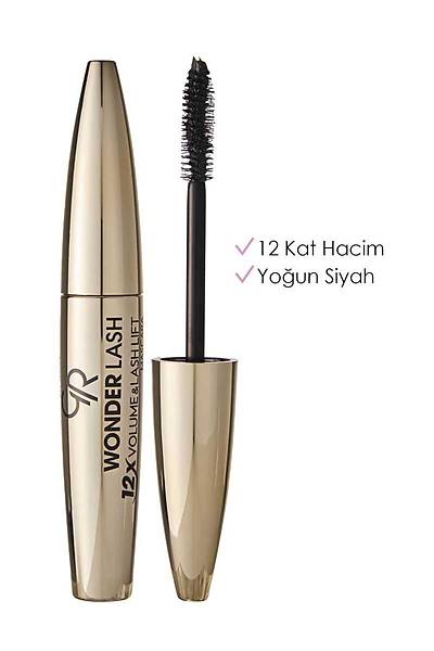 Golden Rose Wonder Lash Mascara-Black-Hacim Veren Maskara