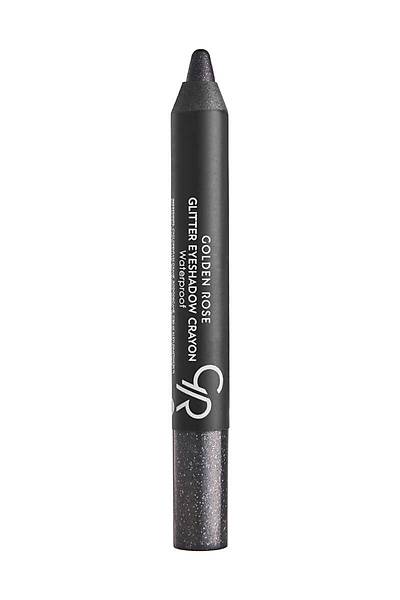 Golden Rose Glitter Eyeshadow Crayon Waterproof-55 Midnight Black-Iltl Kalem Far