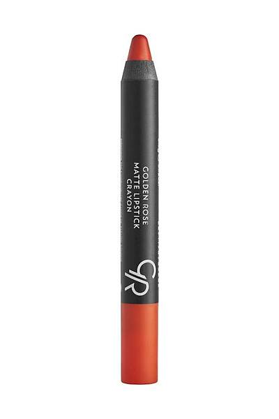 Golden Rose Matte Lipstick Crayon-24 Orange-Mat Kalem Ruj