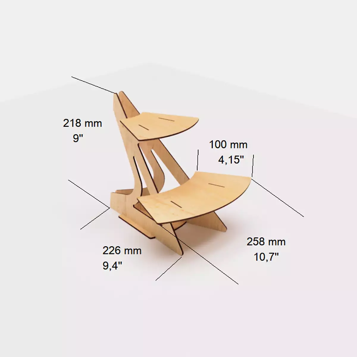 Round-Step 2 Katl� Yuvarlak Stand �l��leri