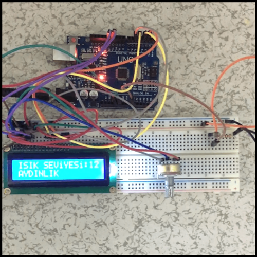 Arduino Ldr Ik iddeti lme Projesi