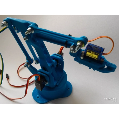 Arduino Plastik Robot Kol Parçaları (Demonte)