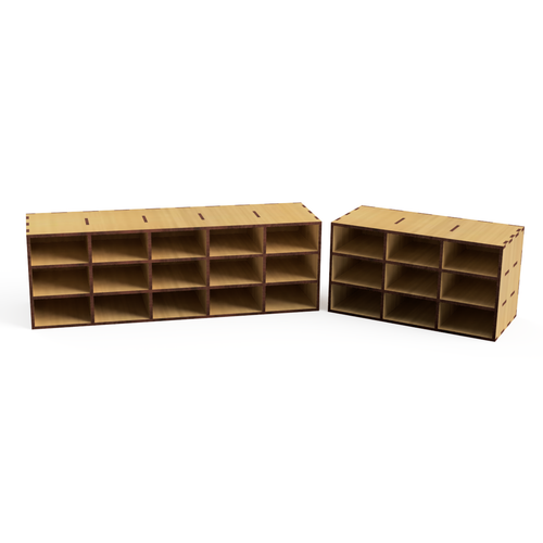 Ahşap Çekmeceli Organizer (9 Çekmeceli)