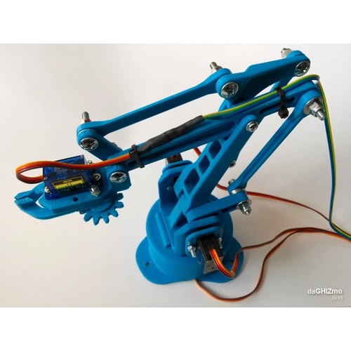 Arduino Plastik Robot Kol Parçaları (Demonte)