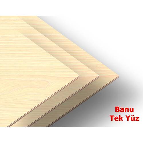 Banu Tek Yüz Boyalı Mdf 3mm 80cm x 70cm