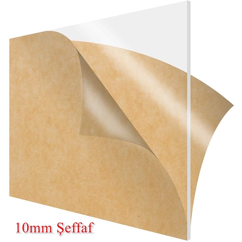 10mm Şeffaf Pleksi Levha (Akrilik)