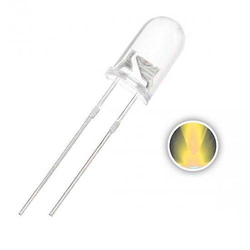 5mm Flaşörlü Sarı Led